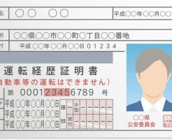 運転経歴証明書