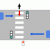 信号無視をした歩行者と事故に遭った場合、過失割合はどうなるの？